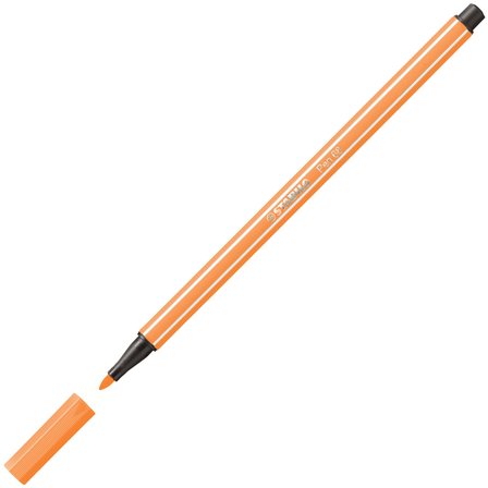 Stabilo Keçe Uçlu Boya Kalemi 1.0 Mm Fosforlu Turuncu 68/054 (10 Lu Paket)