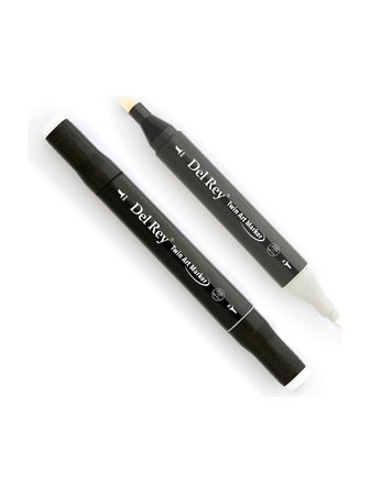 Del Rey Twin Çift Uçlu Marker Kalem Bl.0 Colorless Blender Grafik Kalemi (Renk Açıcı)