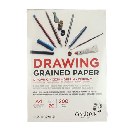 Van Dyck Drawing Eskiz Defteri A4 200gr 20 Yaprak