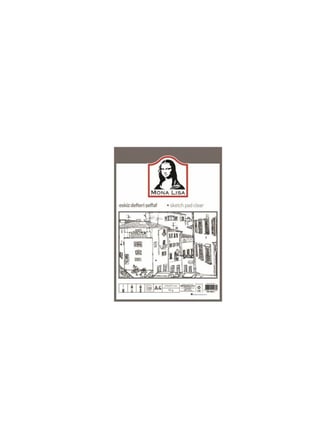 Südor Mona Lisa Eskiz Defteri Şeffaf A4 95 Gram 20 Yaprak