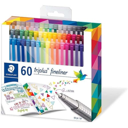 Staedtler Triplus Fineliner 0.3 Mm Keçe Uç Kalem 60 Renk 334 C60