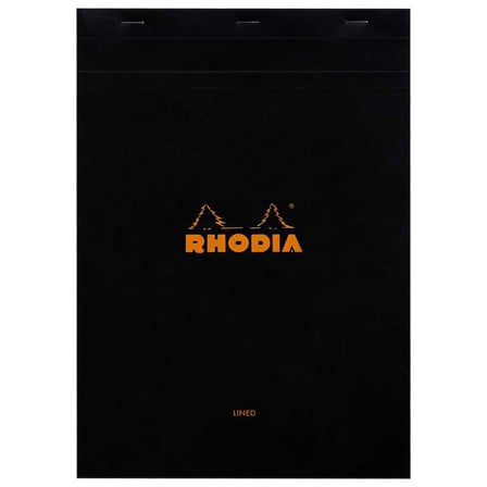 Rhodia 210X297 Mm A4 Çizgili Bloknot Not Defteri Siyah Kapak