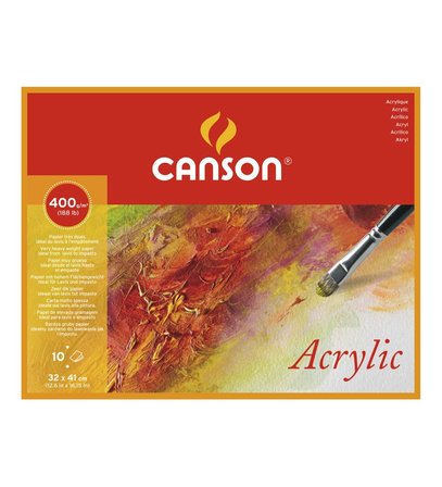 Canson Blk Canacrylıq 10 Yaprak 24X32 Cm 400 Gram Çizim Defteri