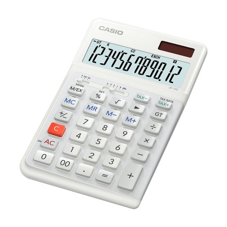 Casio Hesap Makinesi 12 Hane Je-12E-We Masaüstü