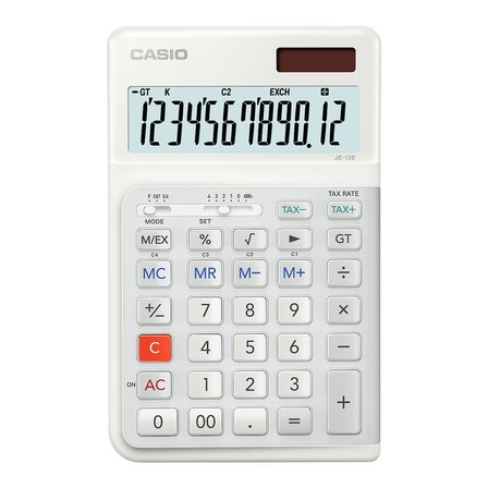 Casio Hesap Makinesi 12 Hane Je-12E-We Masaüstü