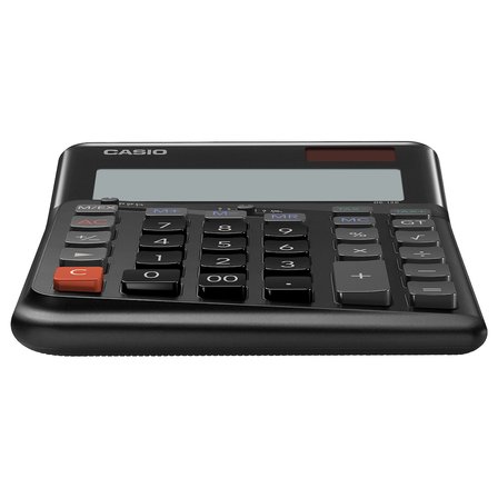 Casio Hesap Makinesi 12 Hane De-12E-Bk Siyah Masaüstü