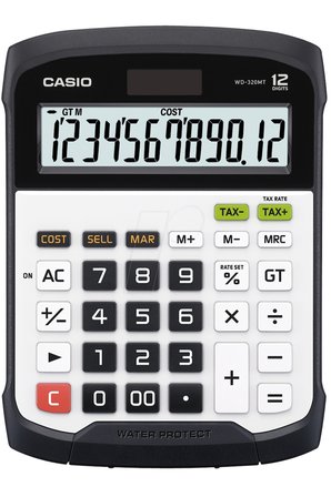 Casio Hesap Makinesi 12 Hane Wd-320Mt Masaüstü