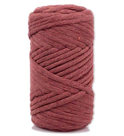 Pamuk Makrome 4 mm İp Kiremit