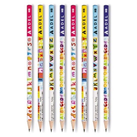 Adel Kurşun Kalem Harfler Pastel 2061 000027 (72 Li Paket)