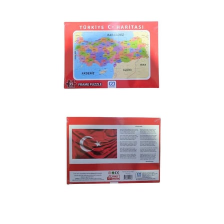 Ca Games Türkiye Haritası Frame Puzzle Cafrm-10150