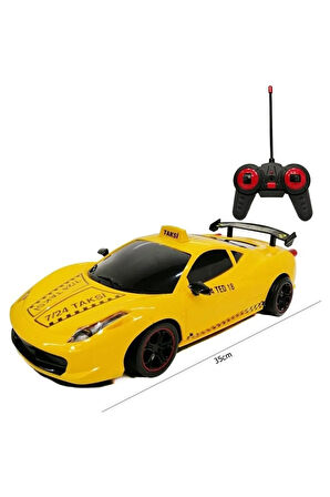 Oyuncak Uzaktan Kumandalı Şarjlı Süper Taksi 1:12 Taxi Car TOY-25