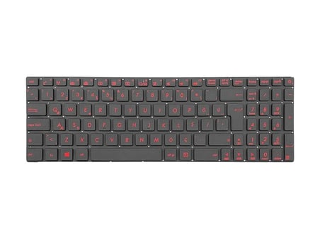 Asus G58JW Klavye Siyah Işıklı