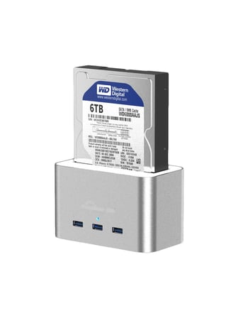 Codegen Alüminyum Usb3.0 3.5"-2.5" Sata 3 Port Usb Cdg-Doc-303 Docking Station