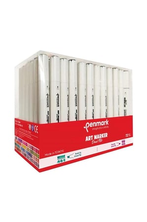 Penmark Markers Art Brush Çift Uçlu Kalem 72 Renk Set Hs-9000-72