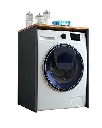 Reyo Çamaşır Makinesi Dolabı Kurutma Makinesi Dolabı Antasit-Atlantik Çam