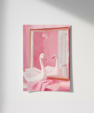 Çerçevesiz Poster Zarif Yansımalar