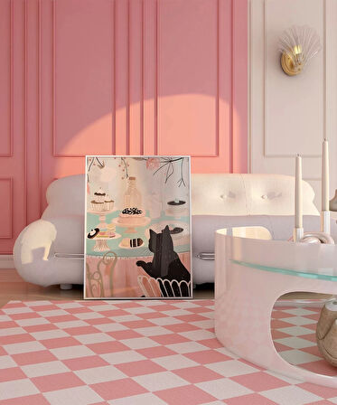 Çerçevesiz Poster Kedi Günlükleri