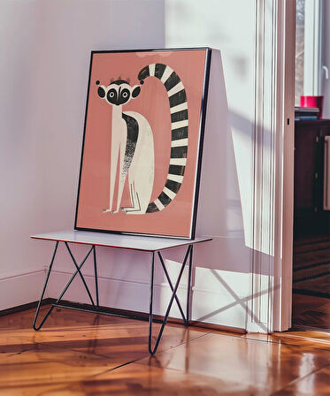 Çerçevesiz Poster Lemur Günlükleri