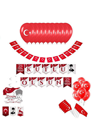 29 EKİM CUMHİRİYET BAYRAMI SÜSLEMELERİ