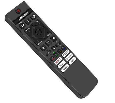 philips ile uyumlu Model 77OLED910/12 Mikrofonlu Google Smart Tv Kumanda