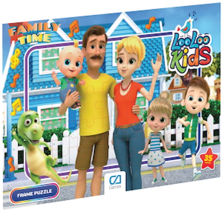 Ca Games Loolookids Frame Puzzle Cafrm-5281-5282