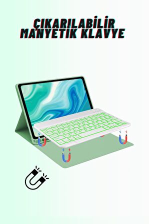 Qpen iPad Pro 9.7 inç  Uyumlu Klavyeli Tablet Kılıfı