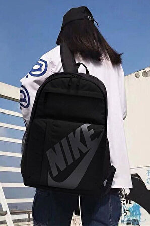 Nike Unisex Okul Siyah Spor 4 Gözlü Sırt Çantası 25 L