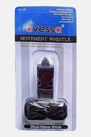 Avessa İpli Düdük 120 DB Hakem Antrenör Düdüğü DK-20 Siyah