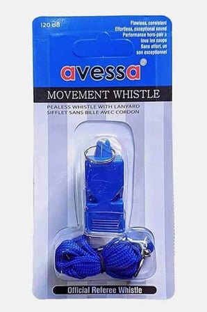 Avessa İpli Düdük 120 DB Hakem Antrenör Düdüğü DK-20 Mavi