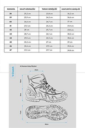 Vaneda V-Clutch 1347 Pro Mid  Tactical Nubuk Ayakkabı