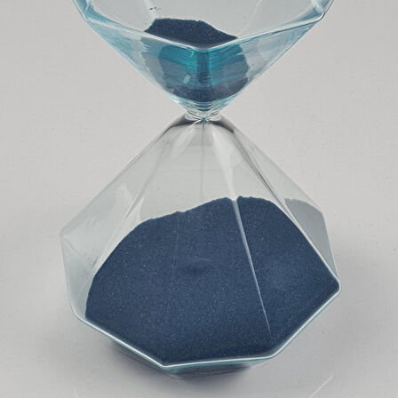 Gece Mavisi Diamond Kum Saati, 1 Saat Kum Saati, Dekoratif Ürünler, Trend Hediye Ürünleri
