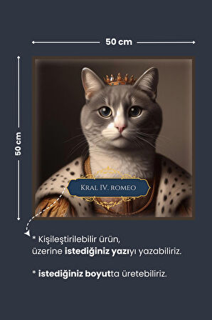 Lady Smoke Kedi Poster, Yüksek Çözünürlüklü Baskı Poster, Gri Kedi, Akıllı Kağıt, Yapay Zeka Tasarım