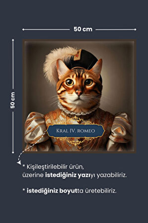 Bengal Kedisi Posteri, Yapışkansız Tutunan Akıllı Kağıt, Premium Baskı Poster (Yapay Zeka Tasarım)