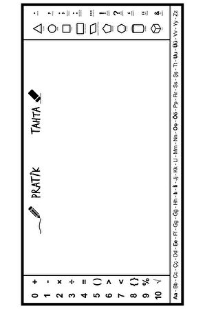 Pratik Tahta, Yüzeye Zarar Vermeyen Akıllı Kağıt, Yazı Tahtası, Yeri Değiştirilebilir, Taşınabilir