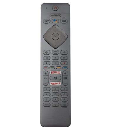 philips ile uyumlu Model 70PUS7304/12 Mikrofonlu Smart TV Kumanda-Gri