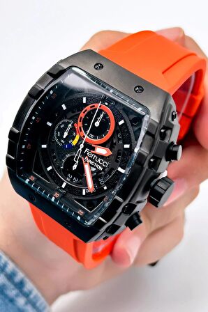 Ferrucci Function FCF.23004.02 Silikon Kordon Erkek Kol Saati