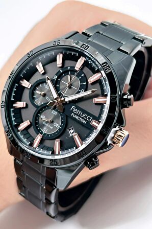 Ferrucci Function FCF13831FM.04 Çelik Kordon Erkek Kol Saati