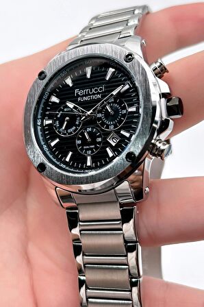 Ferrucci Function FCF03221FM.01 Çelik Kordon Erkek Kol Saati