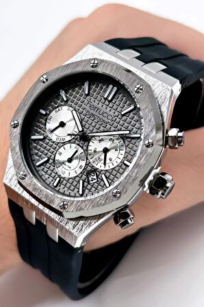 Ferrucci Function FC03234S.01 Sillikon Kordon Erkek Kol Saati