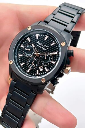 Ferrucci Function FCF03221FM.04 Çelik Kordon Erkek Kol Saati