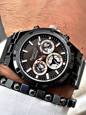 Ferrucci Function FCF.03290FH.05 Hasır Kordon Erkek Kol Saati