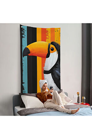 Toucan Kuşu Duvar Örtüsü-7587
