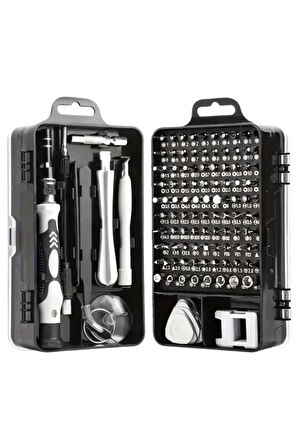  115 Parça Bilgisayar Gözlük Saat Telefon Tamir Tornavida Seti Kutulu