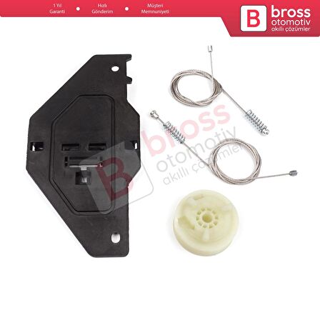 Peugeot Partner Citroen Berlingo MK2 B9 2008-2018 9222EQ İçin Elektrikli Ön Sağ Cam Kriko Tamir Seti