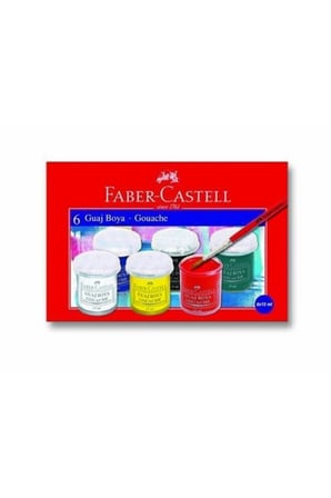 Faber-Castell Guaj Boya 6 Renk 15 Ml 5170 160400