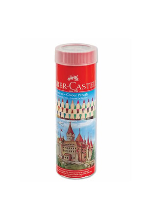 Faber-Castell Kuru Boya Kalemi Red Line Metal Tüp Kutu Tam Boy 24 Renk 5173 116524