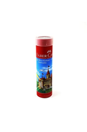 Faber-Castell Kuru Boya Kalemi Red Line Metal Tüp Kutu Tam Boy 24 Renk 5173 116524