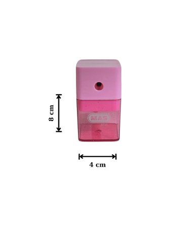 Mas Kalemtraş Kollu Masa Tipi Plastik Küçük Pembe 6734