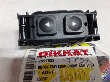Orjinal Opar Fiat Lancıa TEMPRA TİPO ön sağ ve arka sağ sol cam düğmesi anahtarı buton 7592533 