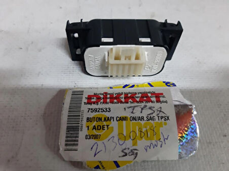 Orjinal Opar Fiat Lancıa TEMPRA TİPO ön sağ ve arka sağ sol cam düğmesi anahtarı buton 7592533 